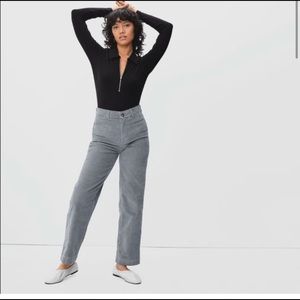 EVERLANE wide leg corduroys.